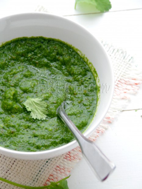 Indian Green Chutney/Coriander Mint Chutney