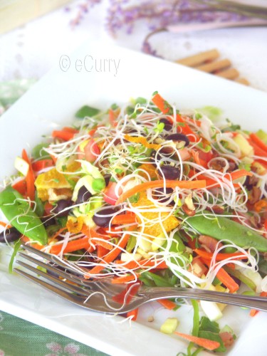 Summer Salad with Citrus & Lavender 8