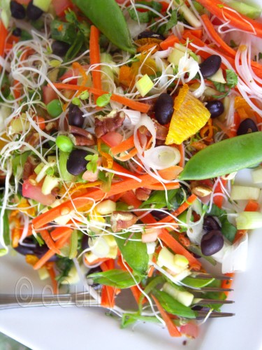 Summer Salad with Citrusy Lavender  2