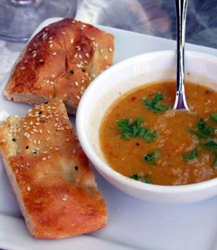 Istanbul red lentil soup