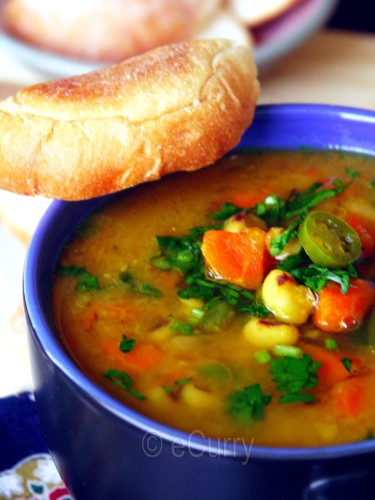 Red lentil & vegetable soup 3