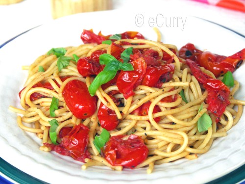 Pasta with Charred Skillet tomatoes 2