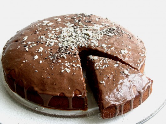 Eggless Chocolate Coffee Cake 5