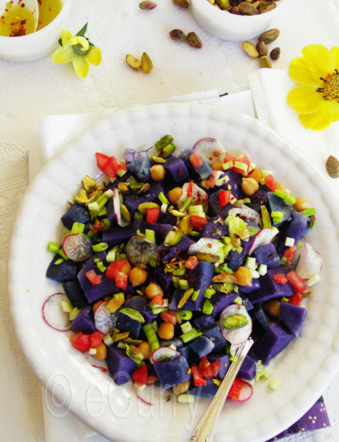 Purple Potato Salad