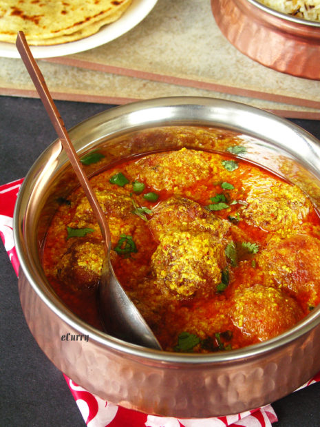 Aloo Kofta/Potato Dumplings in Yogurt Sauce