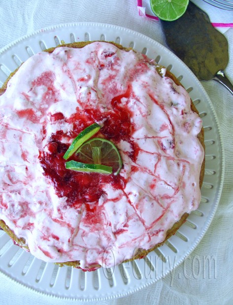 Lime Strawberry Cake