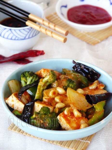 Tofu Stir Fried with Peanuts