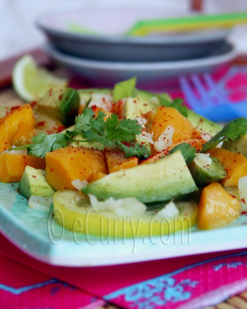 Avocado and Mango Salad  Recipe