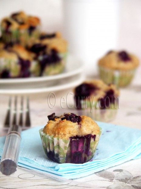 Lime and Blueberry Muffins Recipe