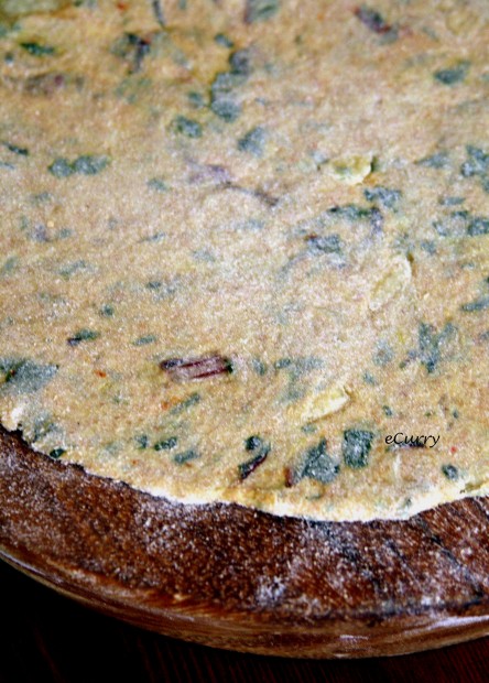 Chard Garlic Roti