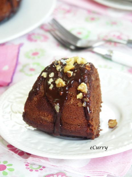 Coffee flavored Chocolate Cake 