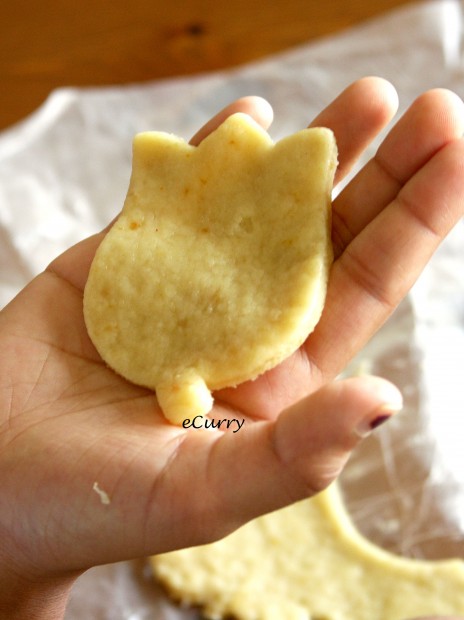 Orange Ginger Shortbread Cookie