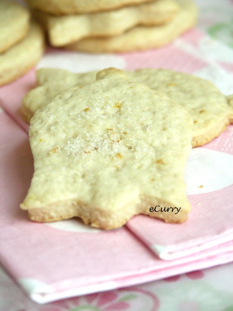 Orange Ginger Shortbread Cookie