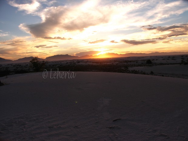 White Sands - Sunset