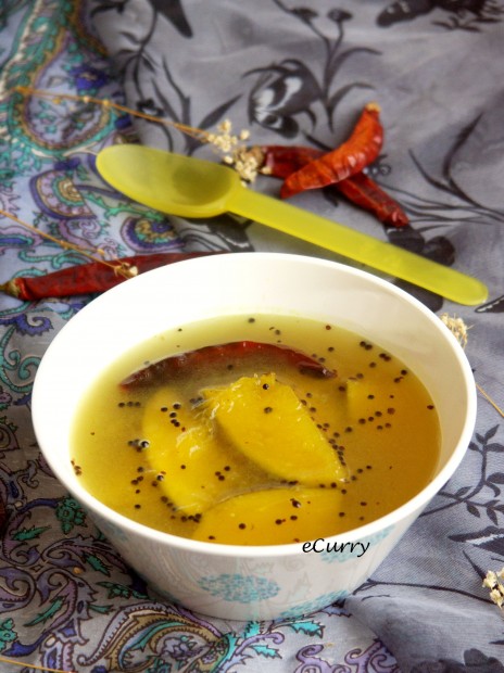 aamer ombol/chilled green mango soup