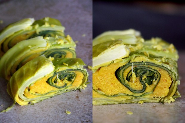 Cabbage Roulade Collage