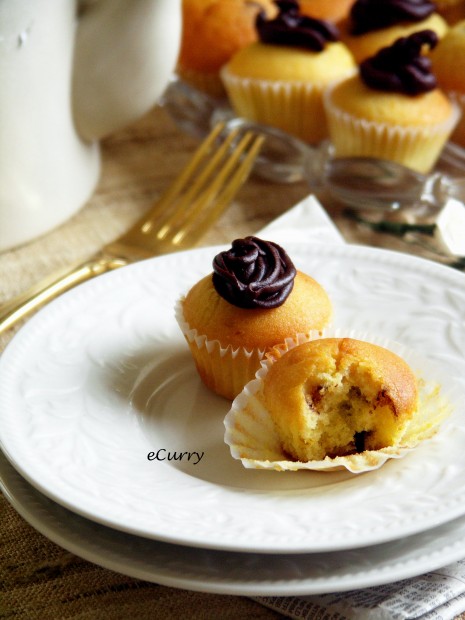 Orange Chocolate Chip Cupcake