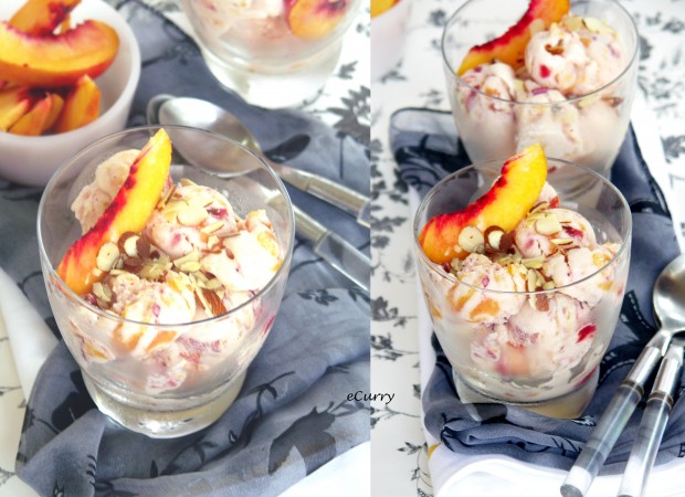 Poached Stone Fruit Ice Cream