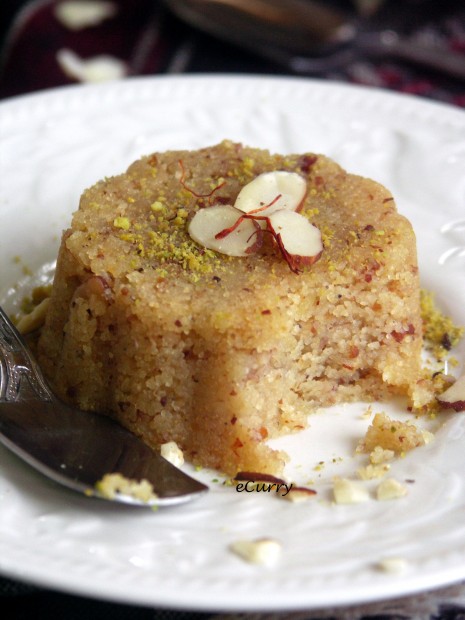 Semolina and Almond Halwa