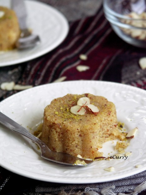 Semolina and Almond Halwa