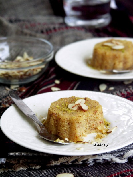 Semolina and Almond Halwa