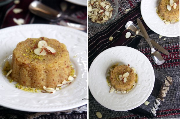 Semolina and Almond Halwa