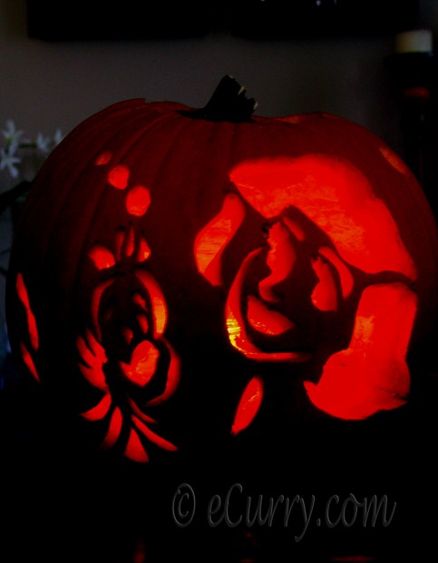 Disney Theme Jack O Lantern -Ariel