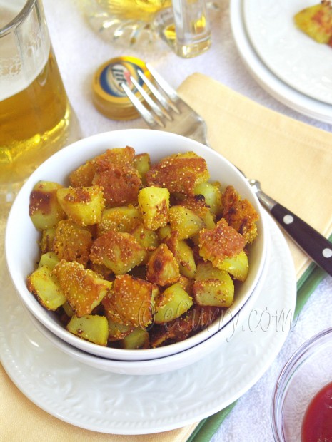 Poppy Seed Crusted Potatoes