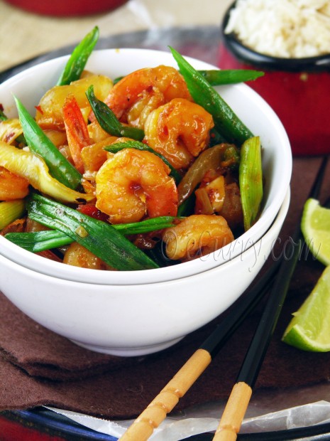 Shrimp with Chile Tamari Sauce