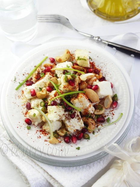 Paneer with Cashew, Pomegranate and Sumac