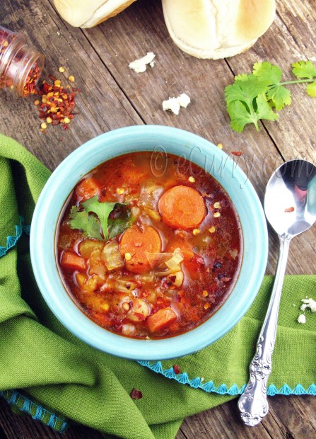 Curried Navy Bean Soup