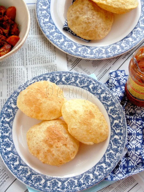 Poori  subzi