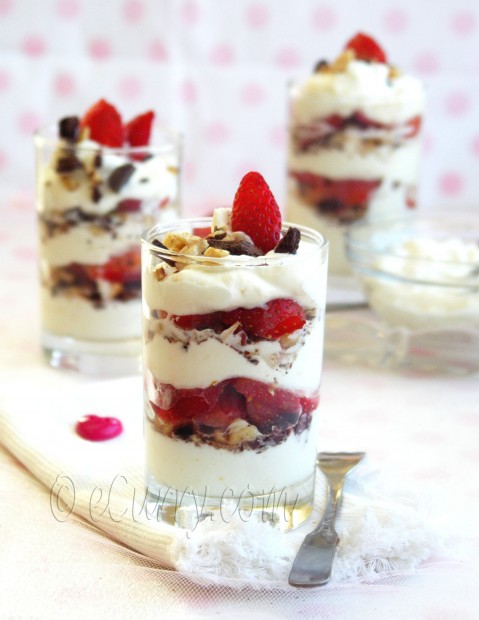 Strawberry Mascarpone Parfait