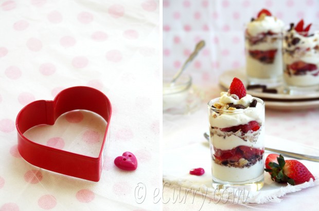 Strawberry Mascarpone Parfait - Valentine's Day