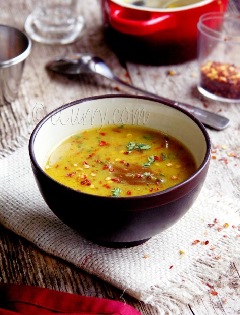 Bhaja Muger Dal / Yellow Mung Soup