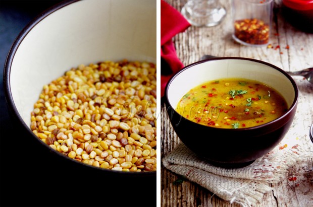 Bhaja Nuger Dal/Roasted Mung Soup