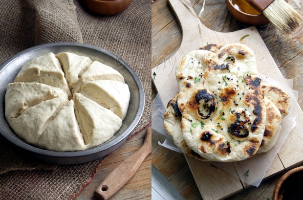 Naan with yeast