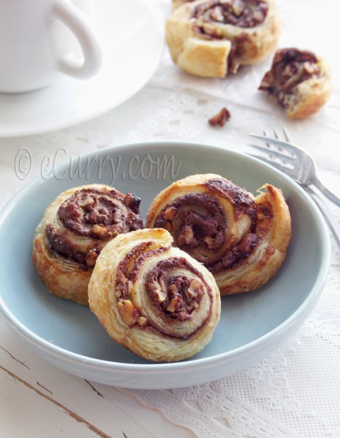 Nutty Nutella Swirls