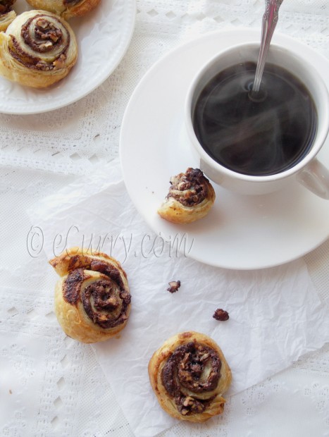 Nutty Nutella Swirls