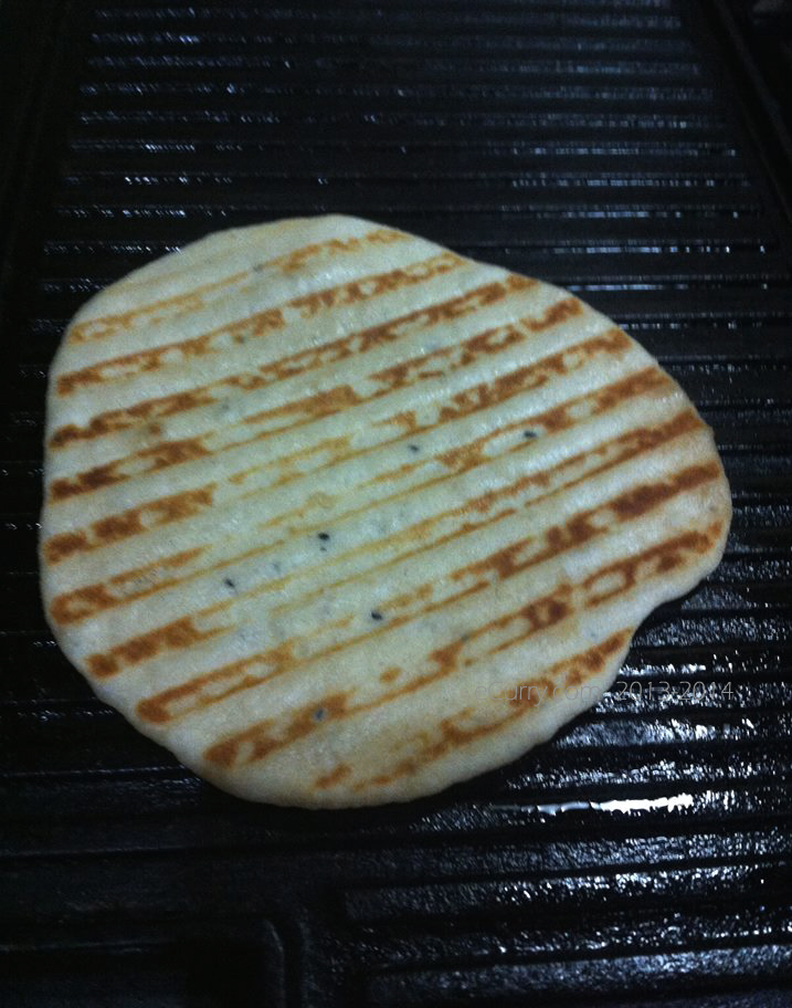 naan with grill marks