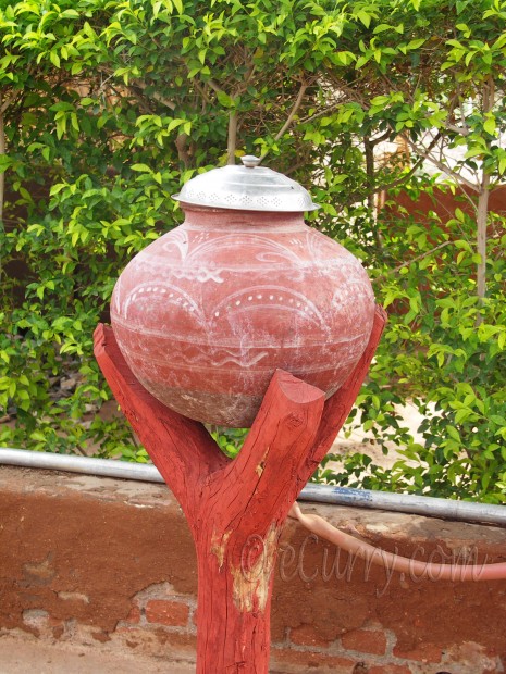 terracota water pot