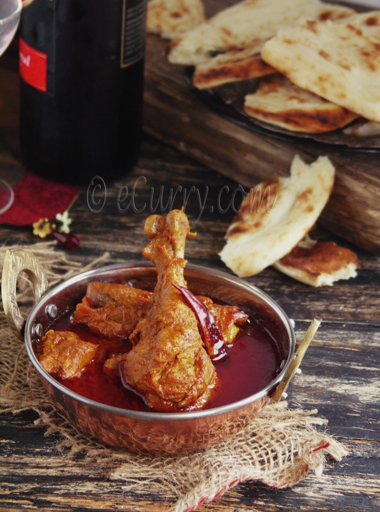 Rajasthani red chicken curry 