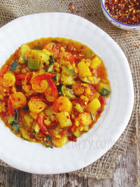 Shrimp Stew with Summer Vegetables