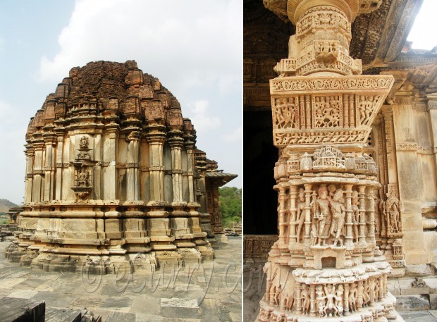 Temple - marble carvings