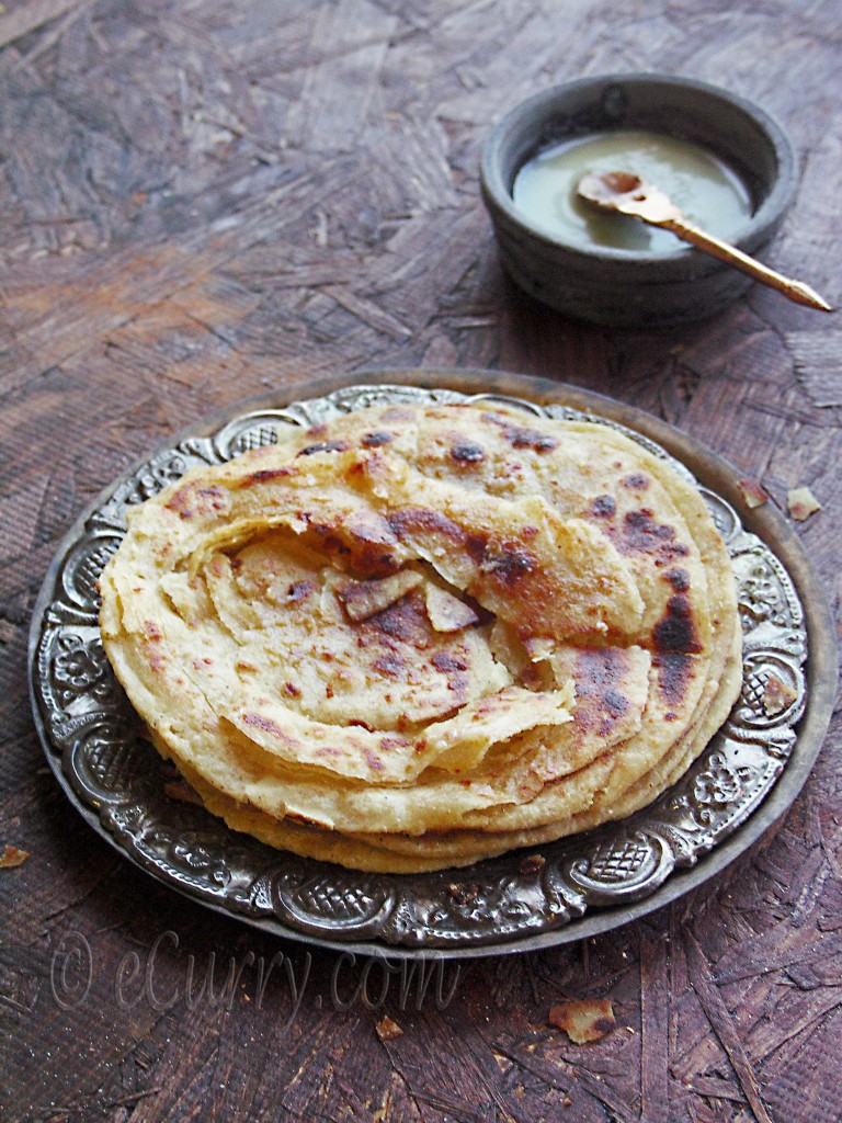 Lachha Paratha - Griddle Cooked Layered Flat Bread