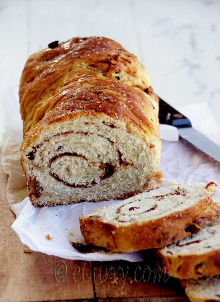 Cranberry Nut Swirl Bread