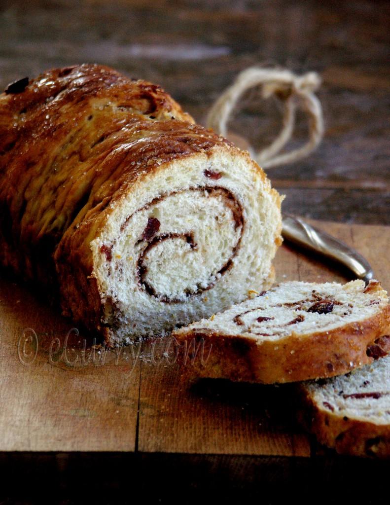 Cranberry Nut Swirl Bread