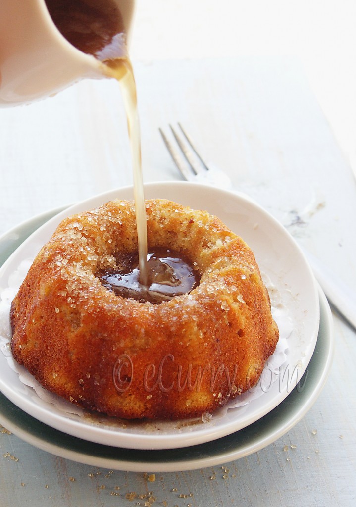 Liquor Soaked Apple Ginger Walnut Cake