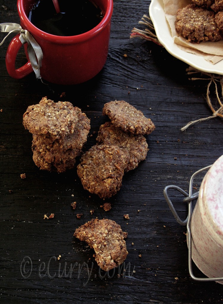 Spiced Walnut Date Chocolate Cookies