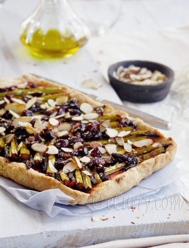 asparagus cranberry tart, Cranberry Almond Tart, Vegan tart, vegan tart crust